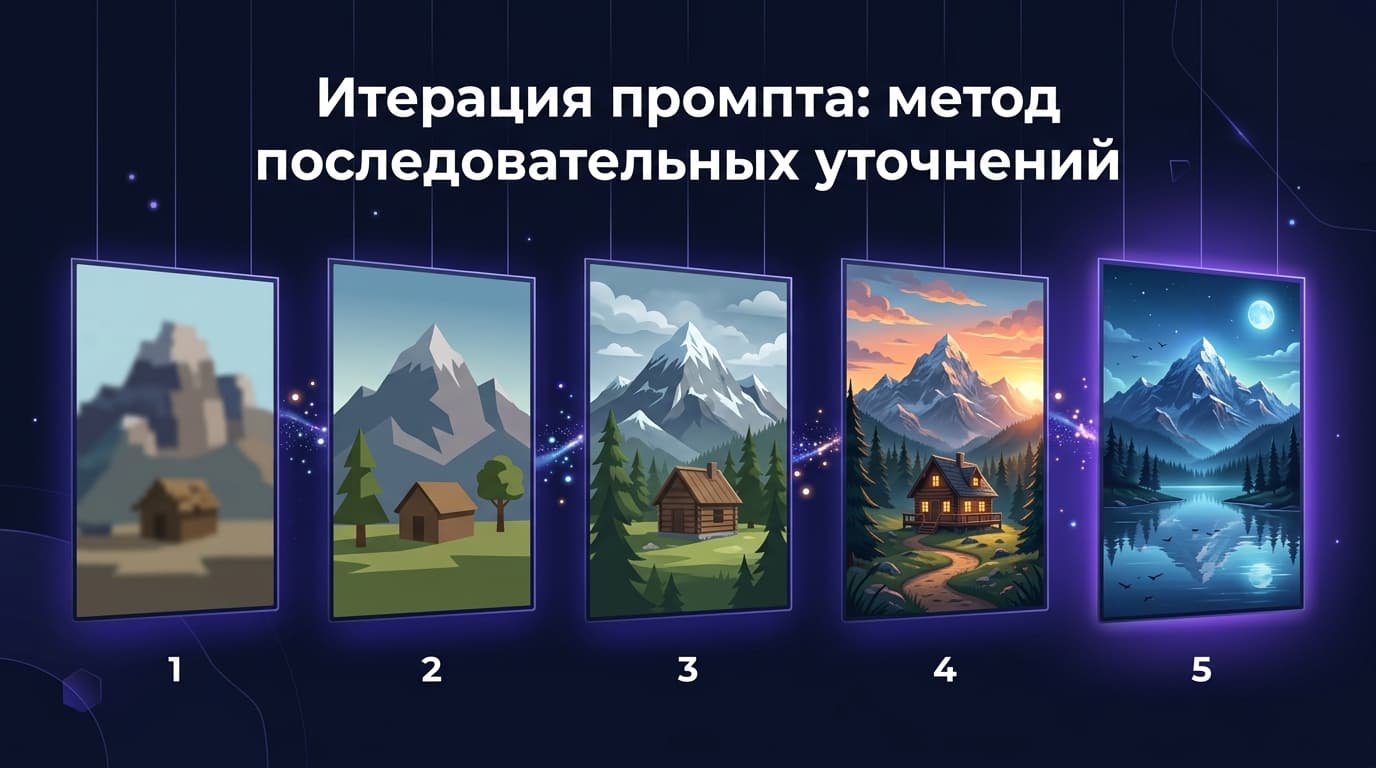 Итерация промпта: метод последовательных уточнений