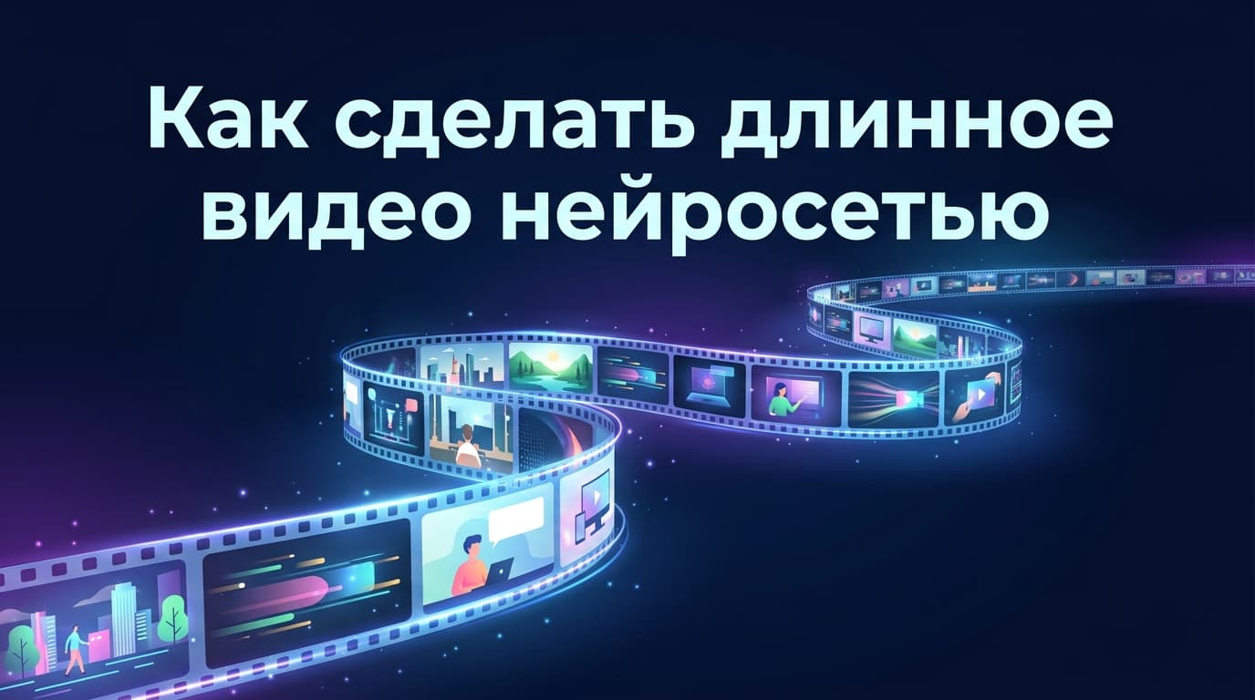 Как сделать длинное видео нейросетью