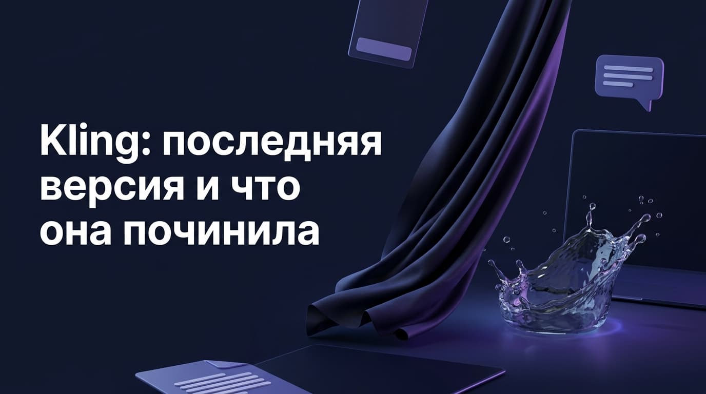 Kling: последняя версия и что она починила
