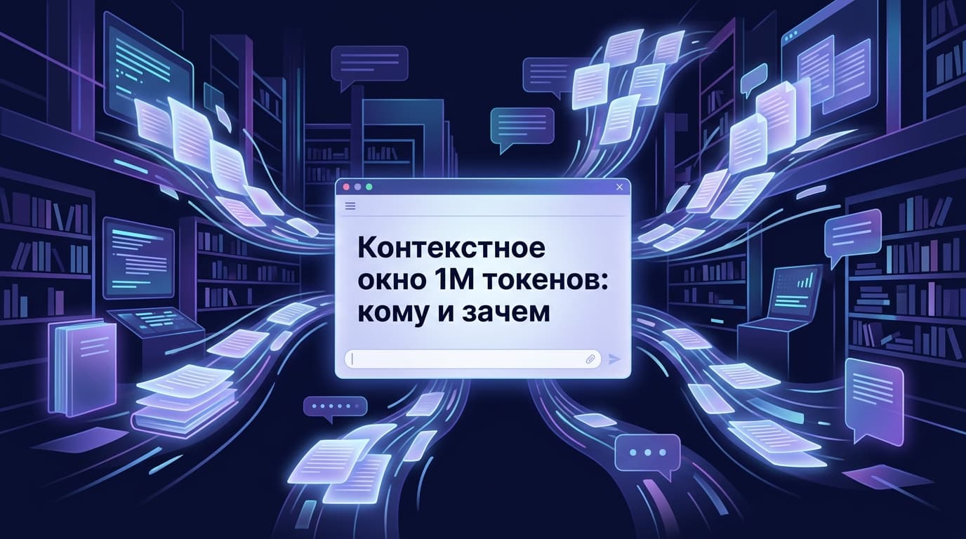 Контекстное окно 1M токенов: кому и зачем