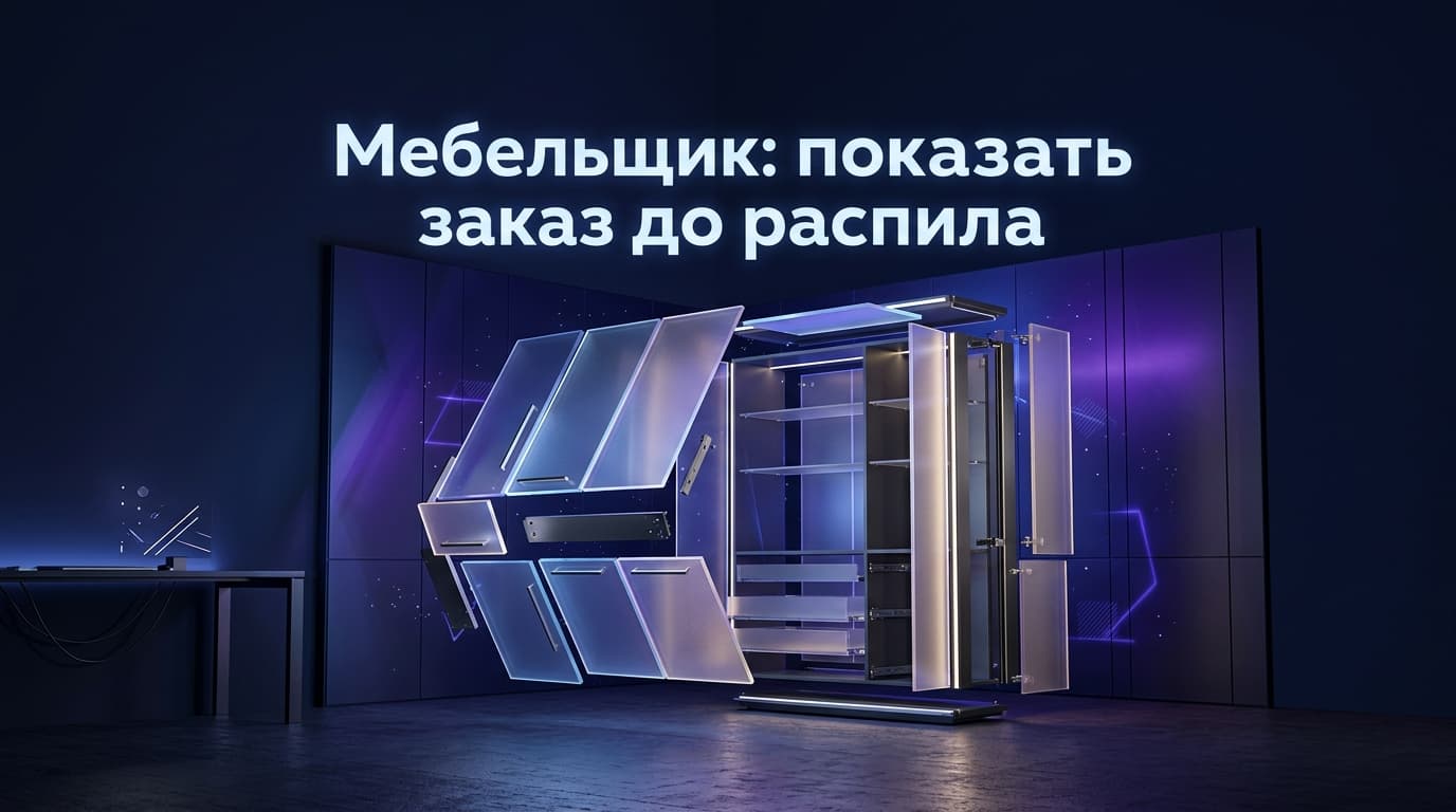 Мебельщик: показать заказ до распила