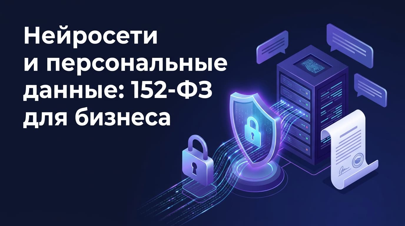 Нейросети и персональные данные: 152-ФЗ для бизнеса