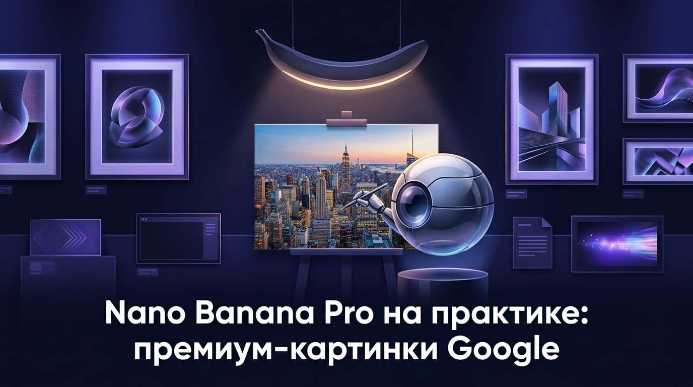 Nano Banana Pro на практике: премиум-картинки Google