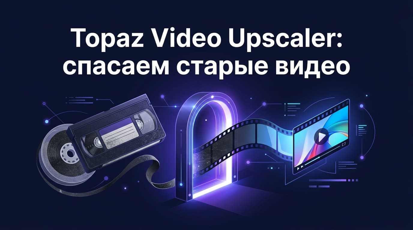 Topaz Video Upscaler: спасаем старые видео