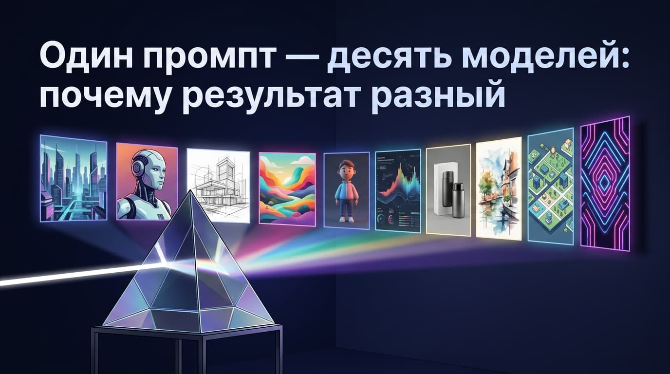 Один промпт — десять моделей: почему результат разный
