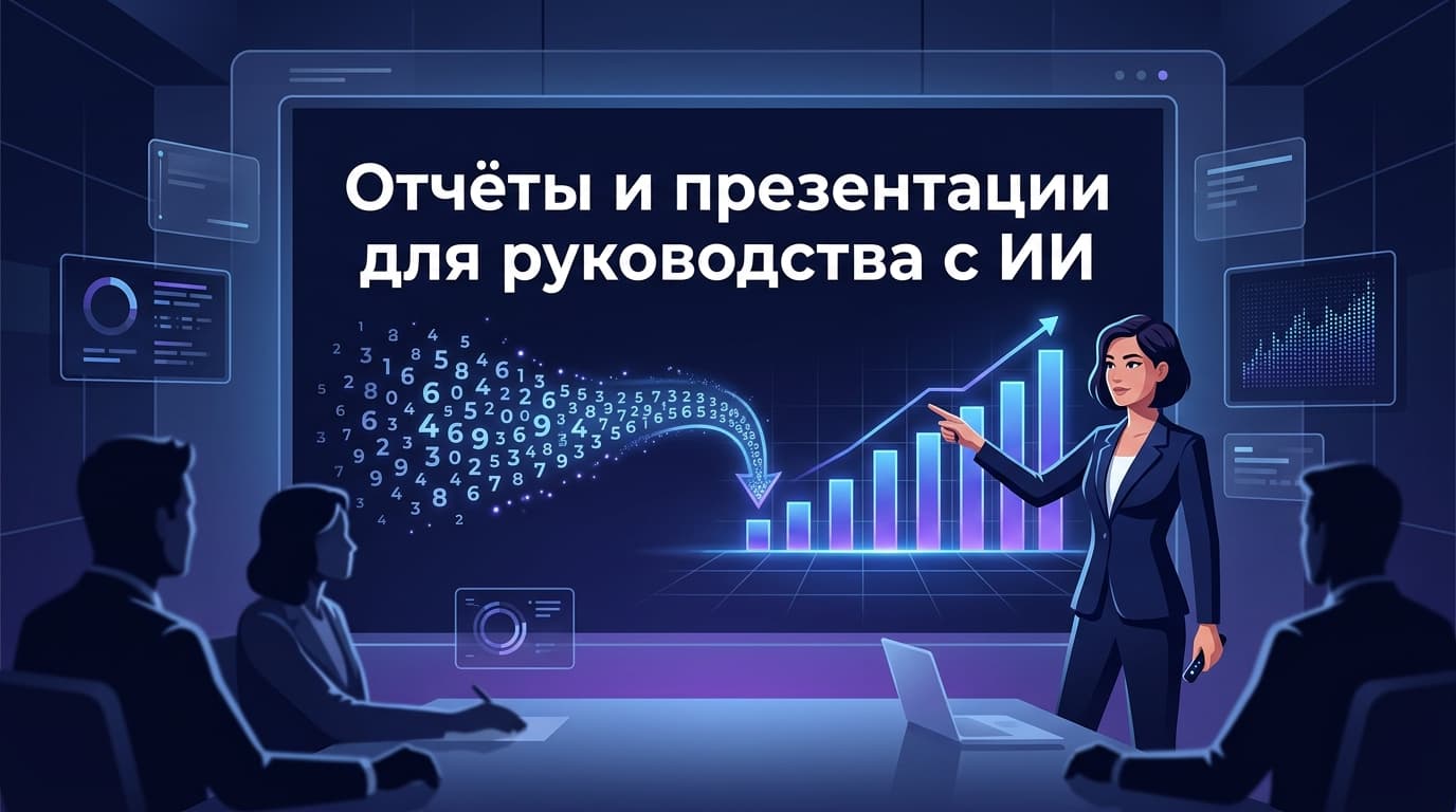 Отчёты и презентации для руководства с ИИ