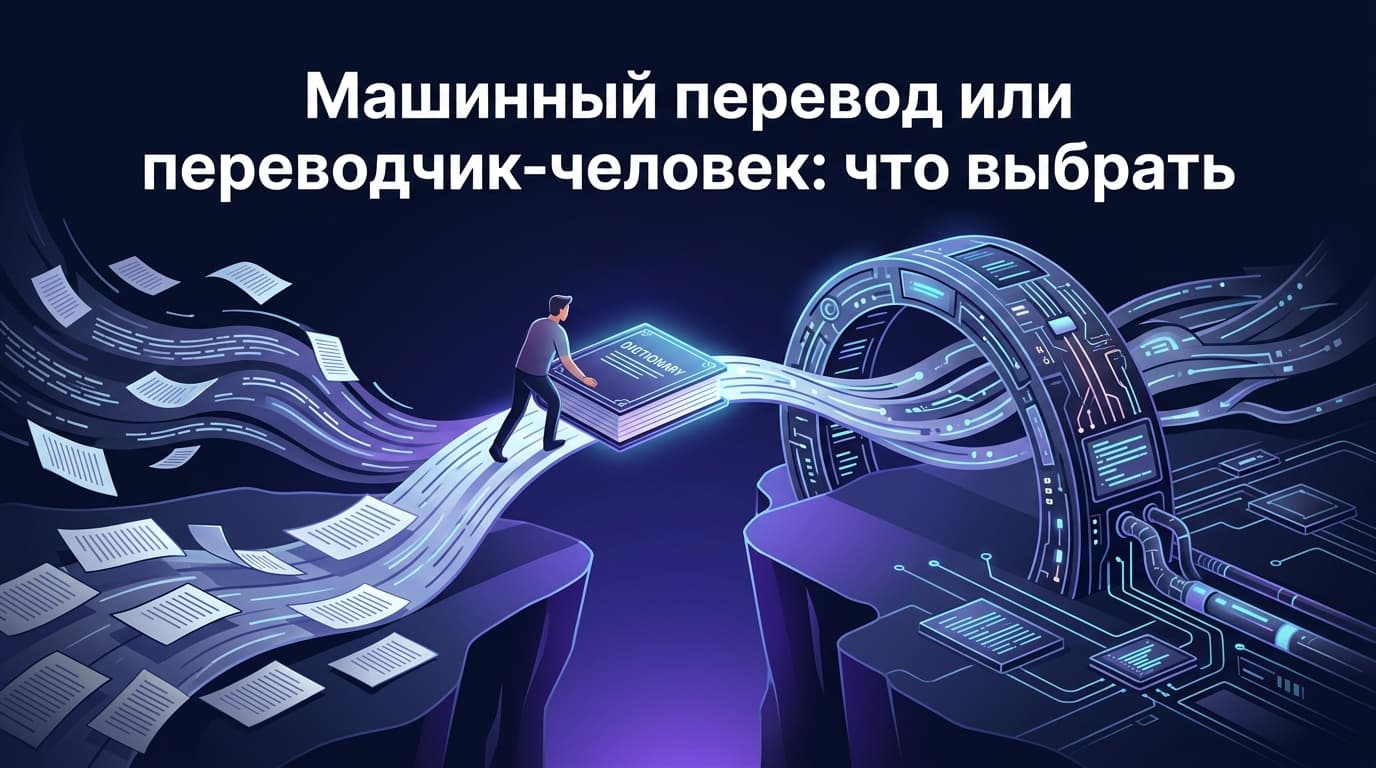 Машинный перевод или переводчик-человек: что выбрать