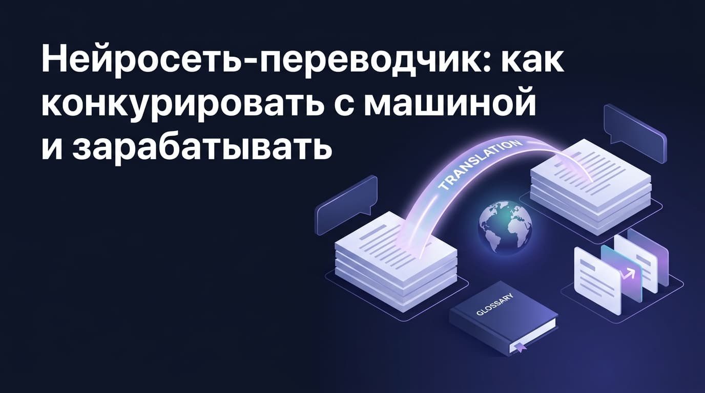 Нейросеть-переводчик: как конкурировать с машиной и зарабатывать