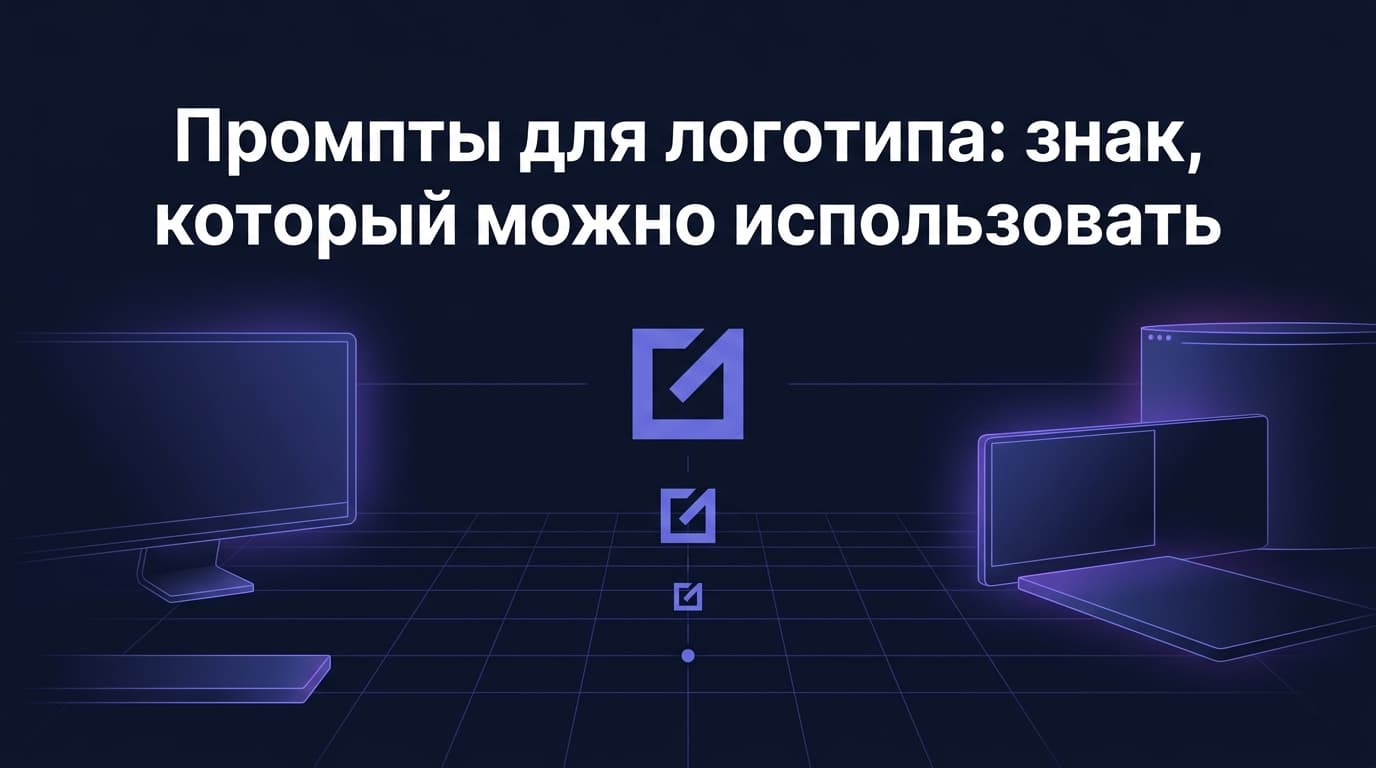 Промпты для логотипа: знак, который можно использовать