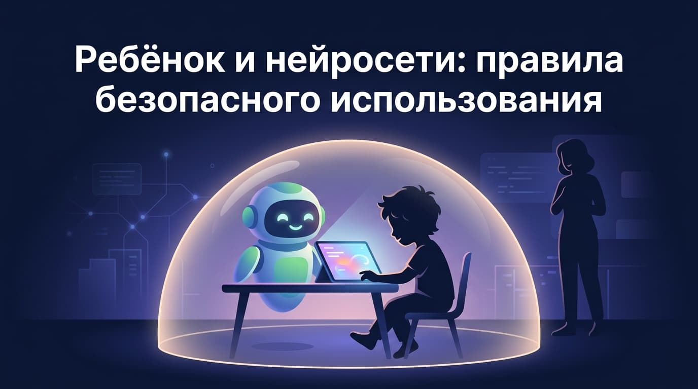 Ребёнок и нейросети: правила безопасного использования