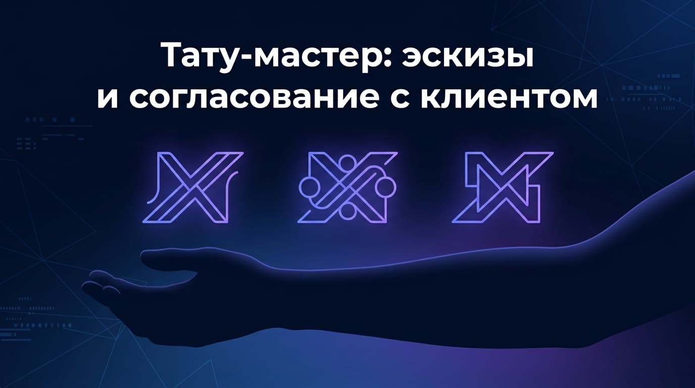 Тату-мастер: эскизы и согласование с клиентом