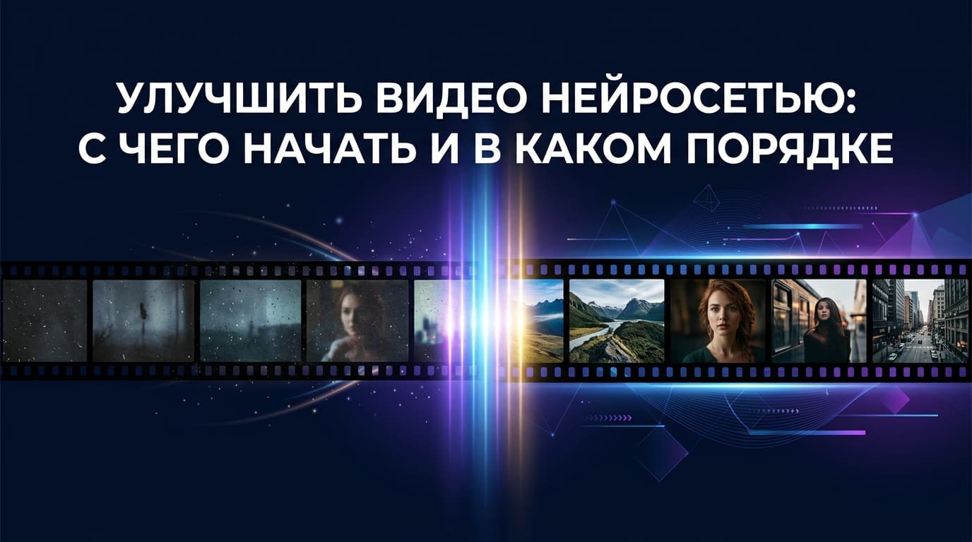 Улучшить видео нейросетью: с чего начать и в каком порядке