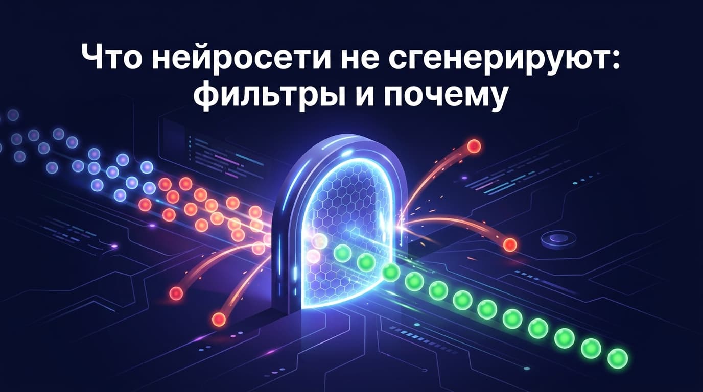 Что нейросети не сгенерируют: фильтры и почему