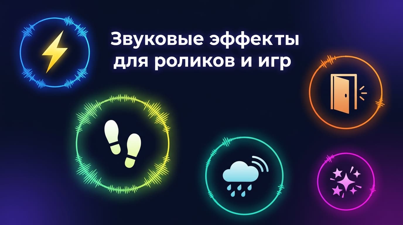 Звуковые эффекты для роликов и игр